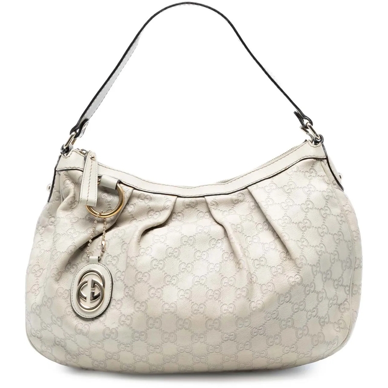 Gucci Sac à bandoulière Guccissima Sukey Shoulder Bag weiß