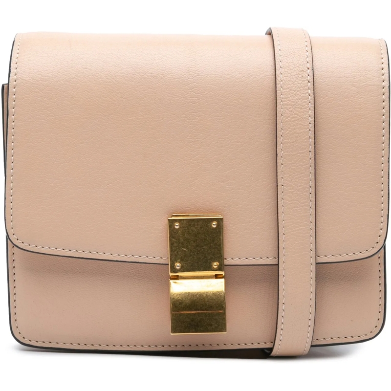 Celine Schultertasche Small Liege Calfskin Classic Box rose