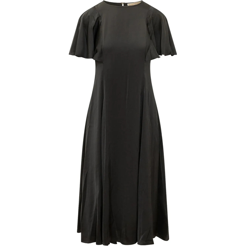 MICHAEL Michael Kors Maxikleid Abito Lungo con Maniche a Cappa schwarz