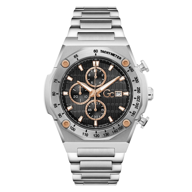 GC Quarzuhr Quarz-Chronographenuhr Gc Idolsport silber