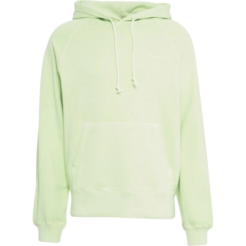 Closed Sweatshirts Hoodie with logo embroidery grün