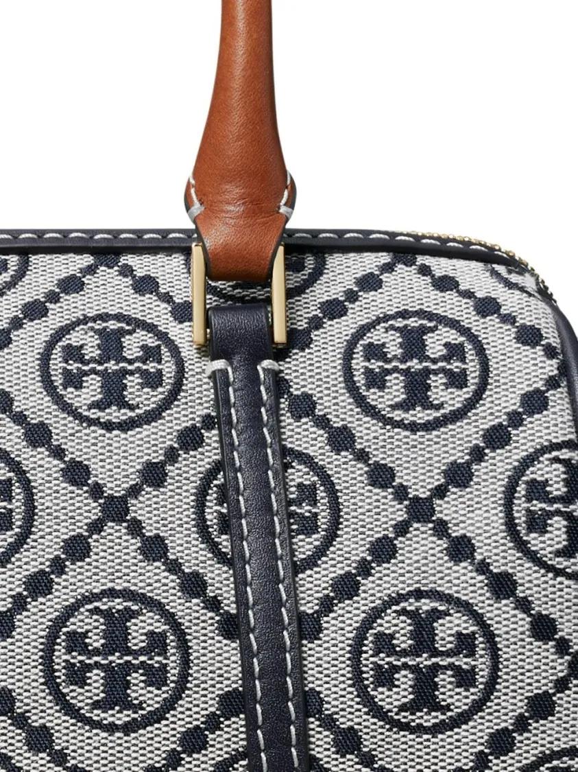 TORY BURCH Hobo bags T Monogram Mini Barrel Bag in grijs
