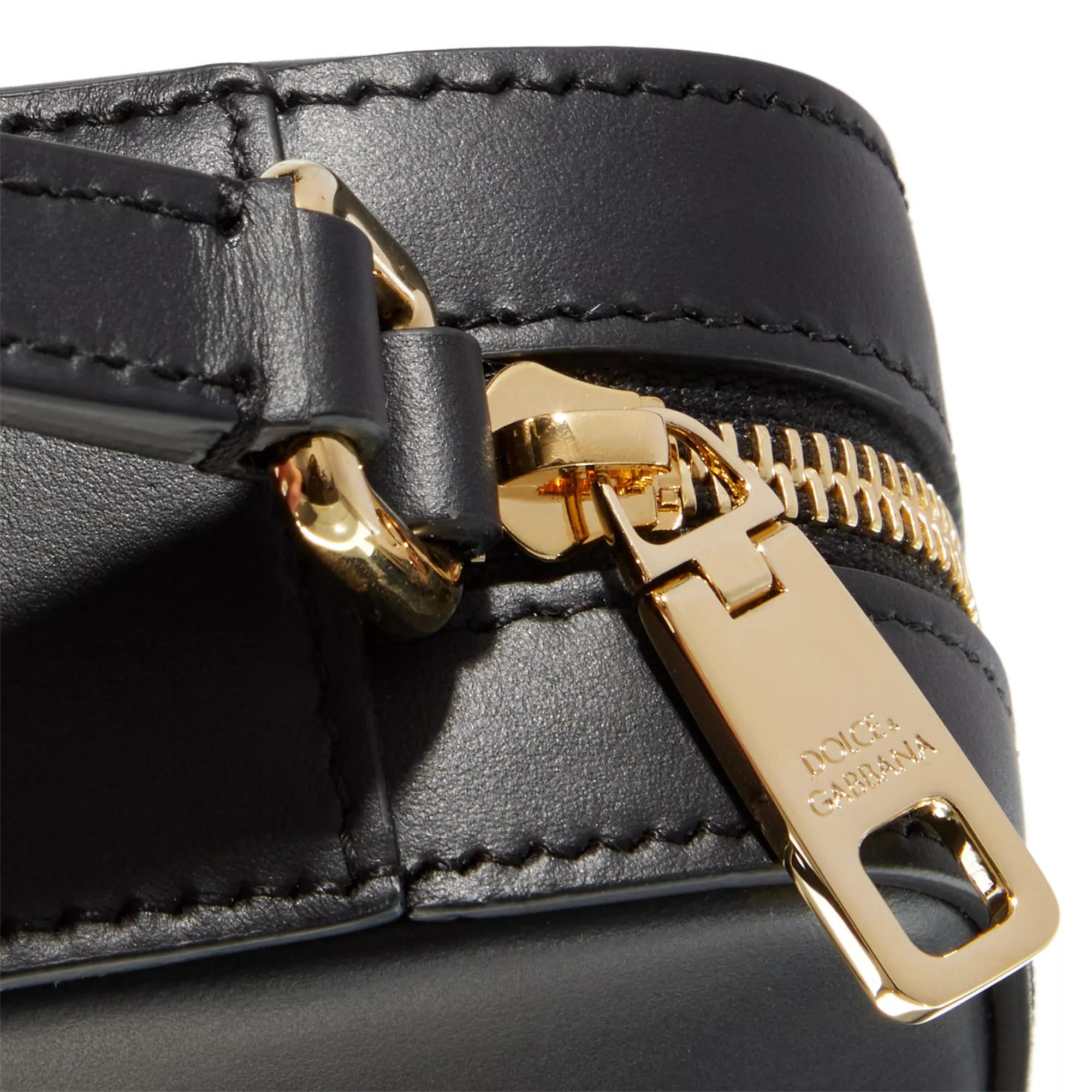 Dolce&Gabbana Crossbody bags Tracolla Vitello L in zwart