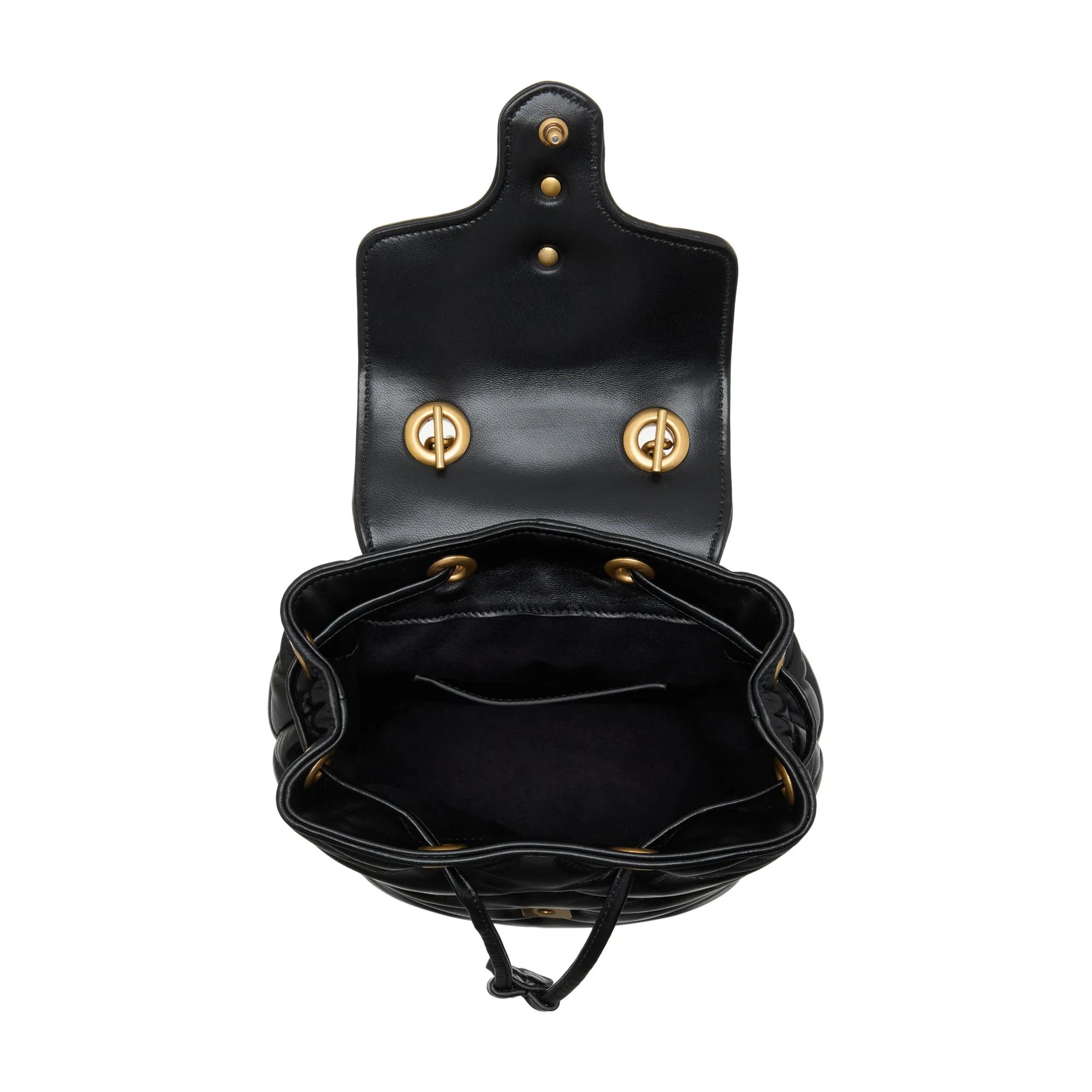 Black gucci mini backpack on sale