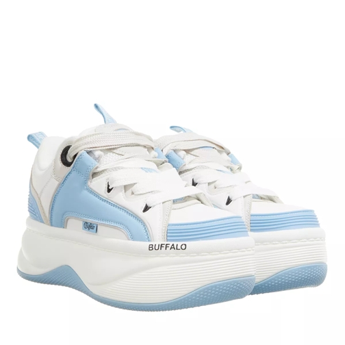 Buffalo Orcus White/Blue lage-top sneaker