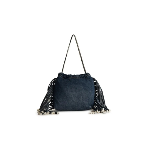 Moschino Blue Denim Bag Blue Borsa a tracolla