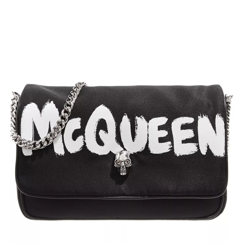 Alexander McQueen Small Skull Crossbody Bag Black/White Crossbody Bag