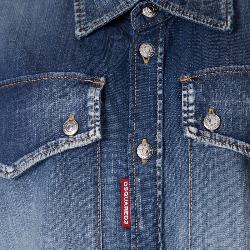 Dsquared2 Jeansbluse SHIRT 470 (Image 3)