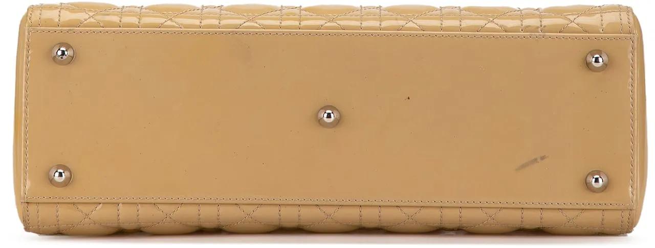 Thumbnail - Christian Dior Hobo Bags - Large Patent Cannage Lady Dior - Gr. unisize - in Braun - für Damen