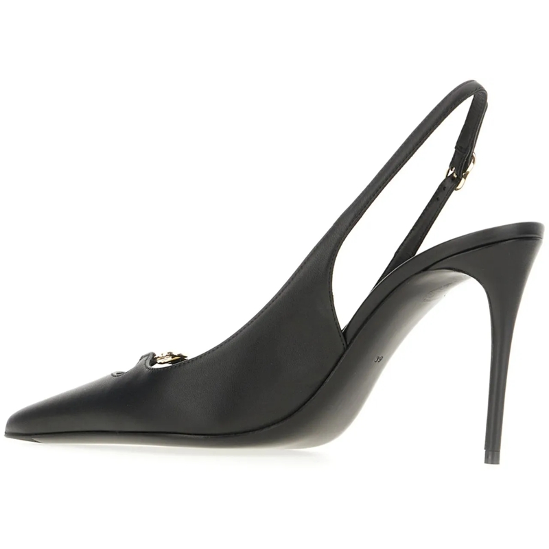 Dolce&Gabbana Stiefel Dolce&gabbana Black nappa leather pumps schwarz(Image 3)