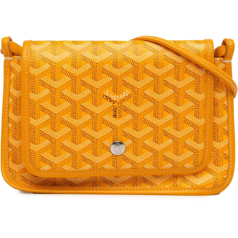 GOYARD Clutch Goyardine Plumet Pocket Wallet gelb