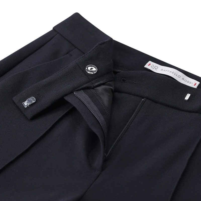 Raffaello Rossi Hose Hose Yvi aus Viskose-Mix dunkelblau(Image 3)