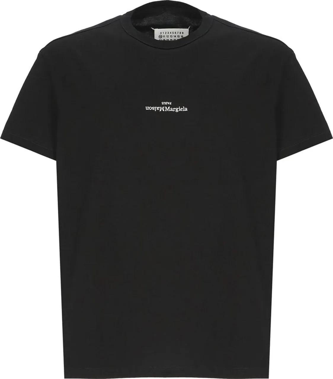 Thumbnail - Maison Margiela - T-shirts And Polos Black - Größe 46 - schwarz