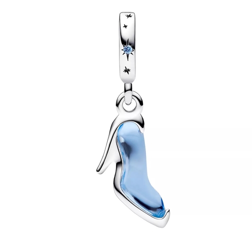 Pandora Disney Cinderella shoe sterling silver dangle with Blue Pendentif