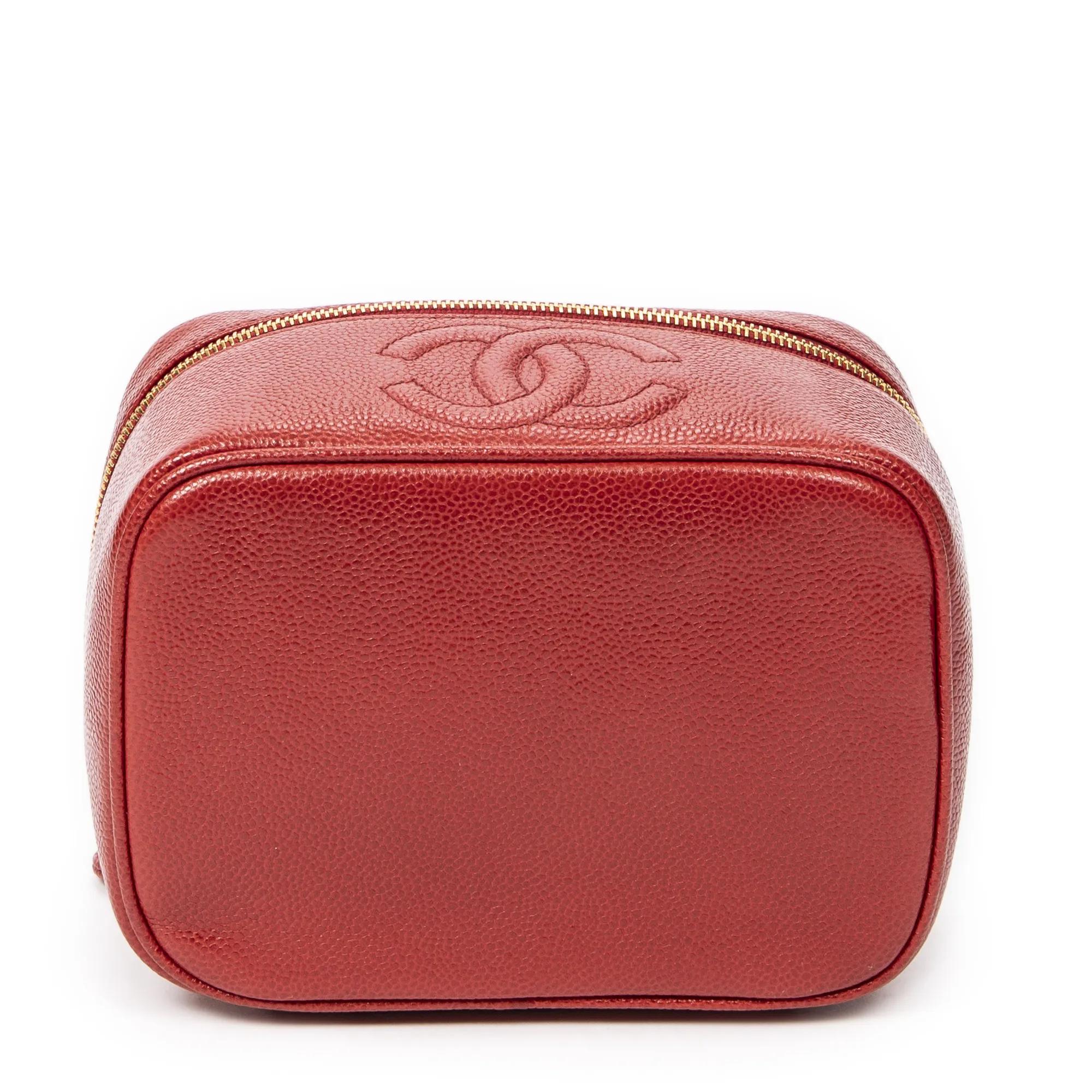 Thumbnail - Chanel Crossbody Bags - CC Short Vanity Case - Gr. unisize - in Rot - für Damen