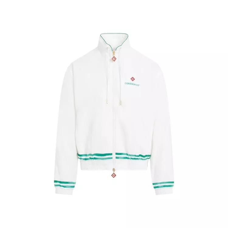 Casablanca White Printed Track Jacket White