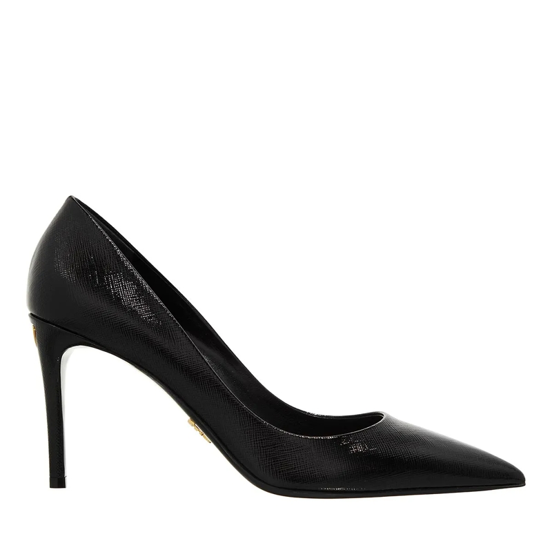 Prada Pumps Saffiano Leather Pumps Nero