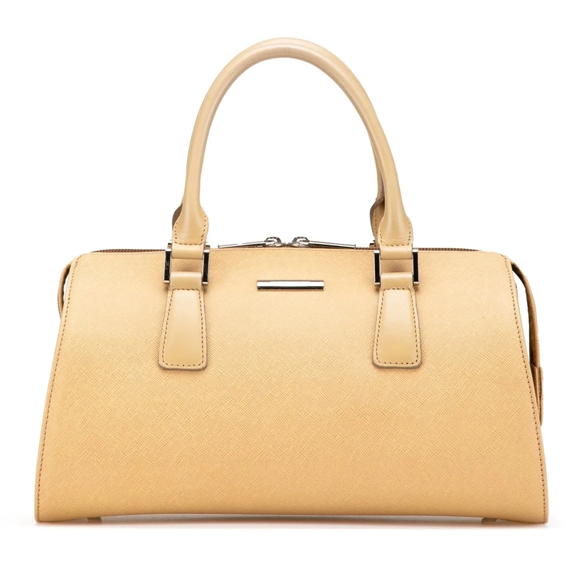 Burberry Tote Leather Handbag braun