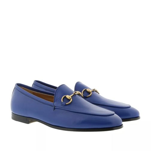 Gucci Jordaan Leather Loafer Electric Blue Loafer