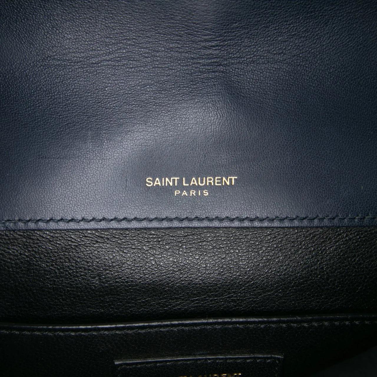 Thumbnail - Saint Laurent Hobo Bags - Medium Lambskin Monogram Vicky Chain Bag - Gr. unisize - in Blau - für Damen