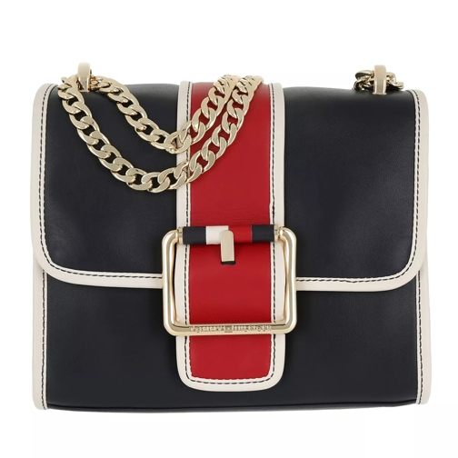 Tommy Hilfiger Tommy Buckle Leather Crossover Corp Mix Borsetta a tracolla