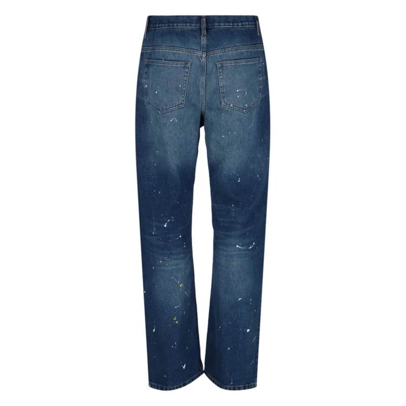 A.P.C. Straight Leg Jeans Straight Fit Jeans im Vintage-Look Blau(Image 3)