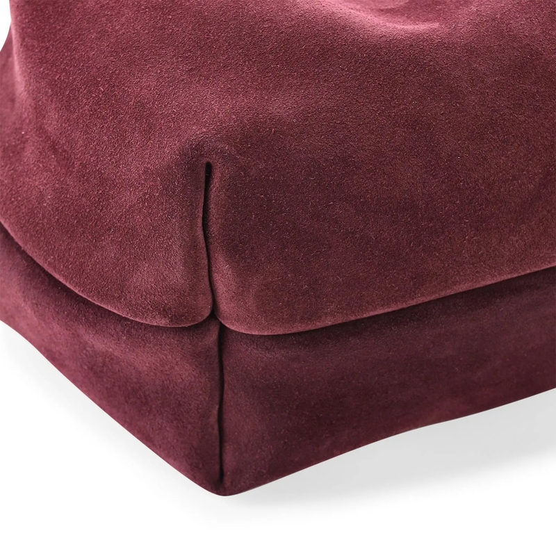Gianni Chiarini Sac à bandoulière Tasche Dua aus Veloursleder rot(Image 4)
