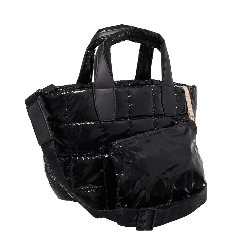 Vee Collective Tote Porter Tote Small Black Vinyl(Image 4)