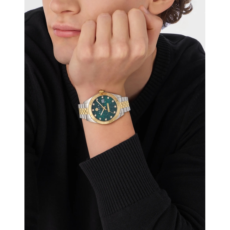 Philipp Plein Quarzuhr Quarz-Analoguhr Date Superlative Gent silber(Image 4)