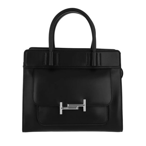 Tod's Double T Bag Tote Black Rymlig shoppingväska