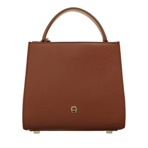 AIGNER Vika Cognac Brown Liten väska