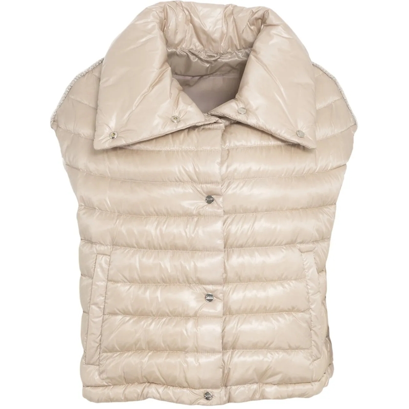 Herno Top Quilted down vest beige