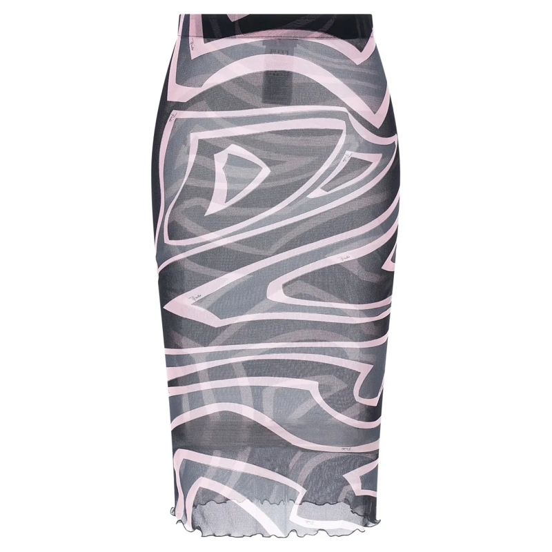 Emilio Pucci Jupe crayon 'Iride' Skirt Grey