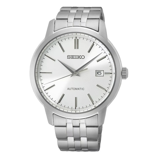 Seiko Seiko Automatik Herrenuhr SRPH85K1 Silber farbend Armbandsur med automatiskt urverk