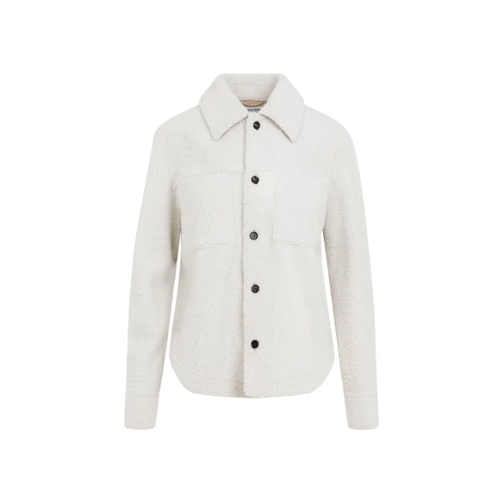 Bottega Veneta Shearling Jacke Shearling Jacket White