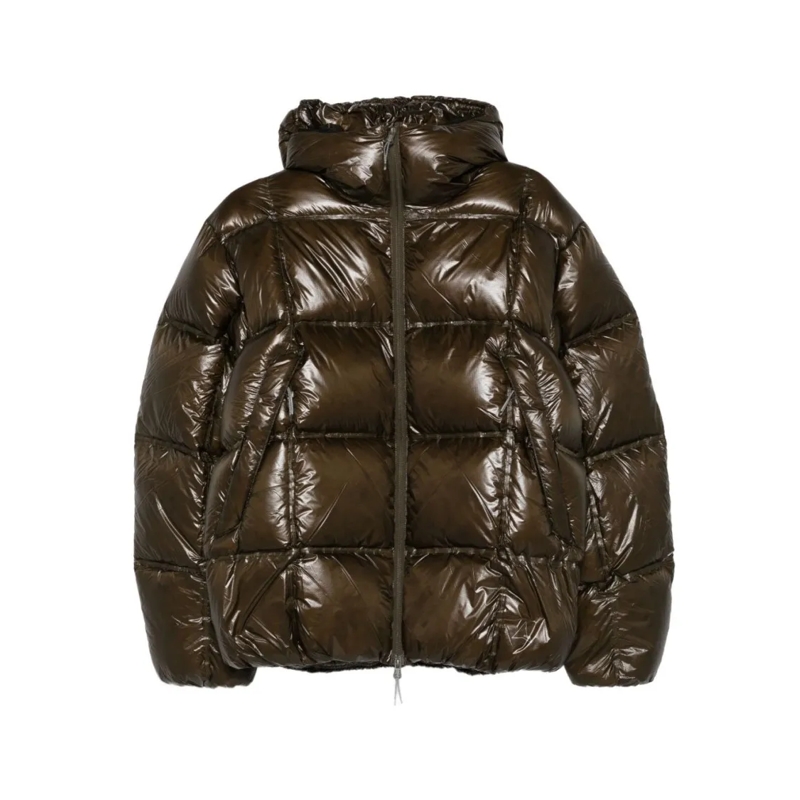 Roa Daunenjacke Hooded Dark Green Microripstop Down Jacket Green