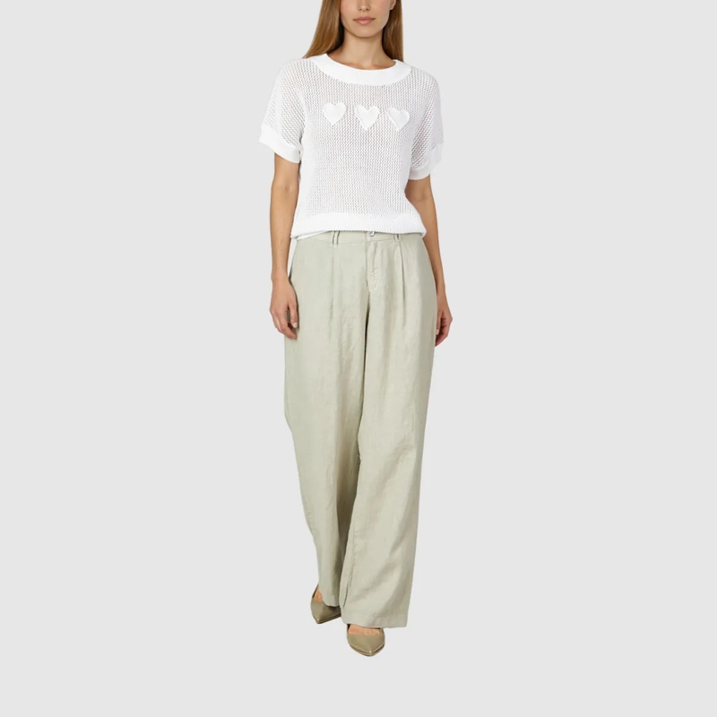 Marc Aurel  Netz-Pullover weiss(Image 2)