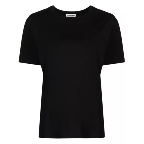 Jil Sander Black Cotton T-Shirt Black 