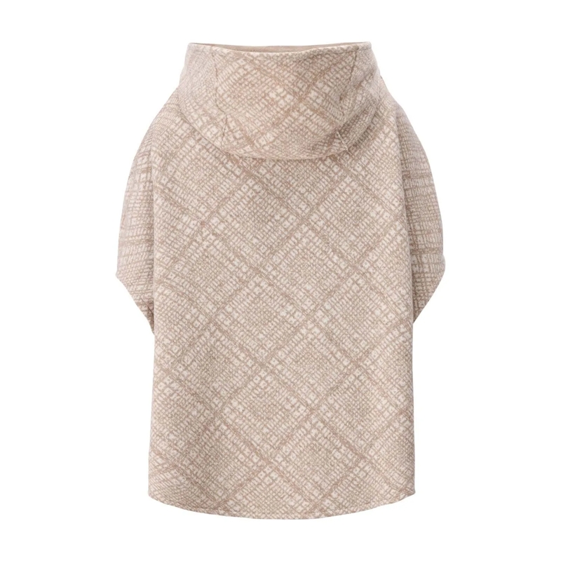 Rosso35 Poncho Poncho mit Kapuze beige(Image 2)