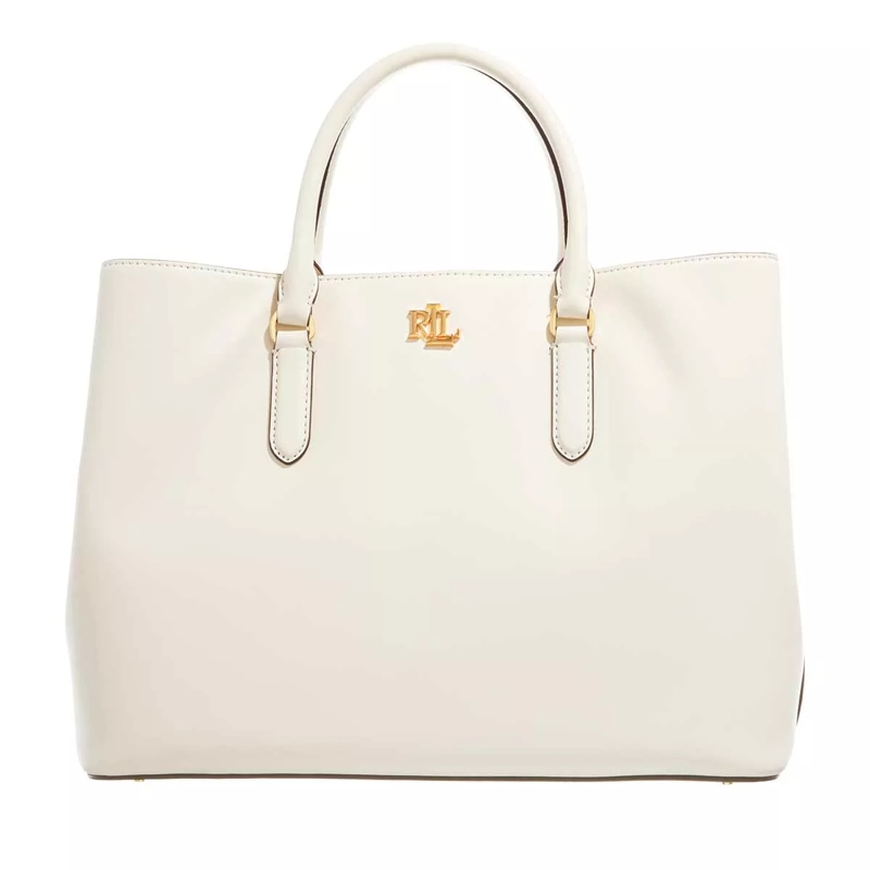 Lauren Ralph Lauren Tote Marcy 36 Satchel Large Vanilla