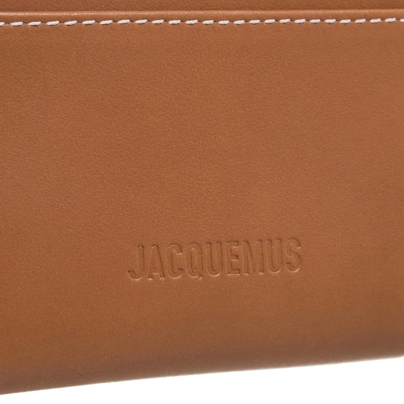 Jacquemus Portemonnaie mit Zip-Around-Reißverschluss Le Porte-Cartes Tourni braun(Image 6)