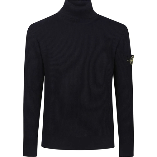 Stone Island  Turtle Neck Sweater Blue blau