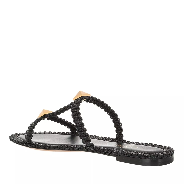 Black store studded sandals