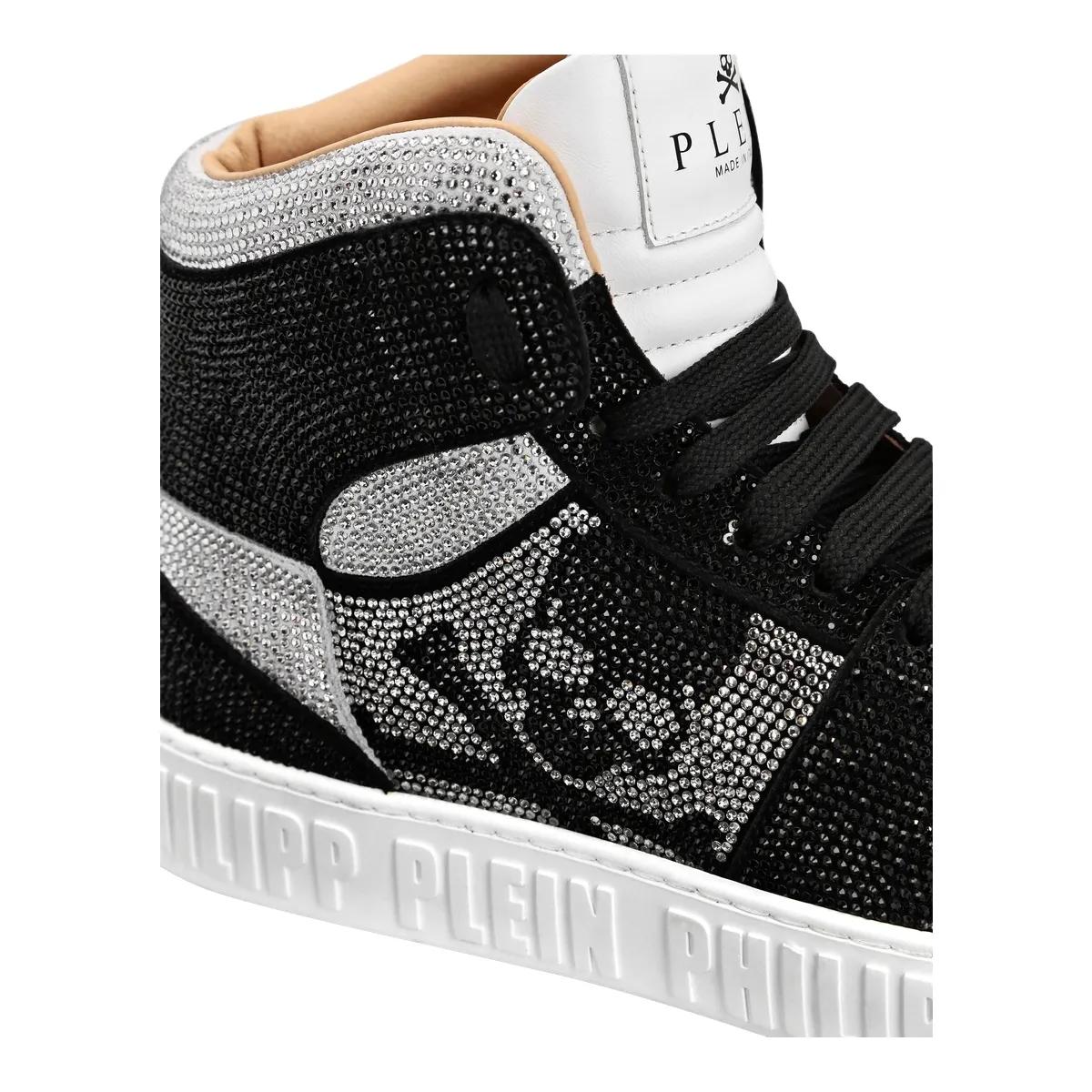 Thumbnail - Philipp Plein Low-Top Sneaker - Hightop-Sneaker Notorious Mit Schmucksteinen - Gr. 39 (EU) - in Schwarz - für Damen