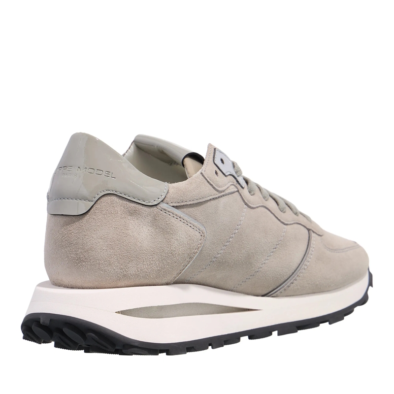 Philippe Model Low-Top-Sneaker Tropez Haute Low Woman Daim_Gris(Image 4)