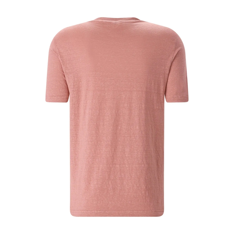 FILIPPO DE LAURENTIIS T-shirt T-Shirt aus Leinenmix rot(Image 8)