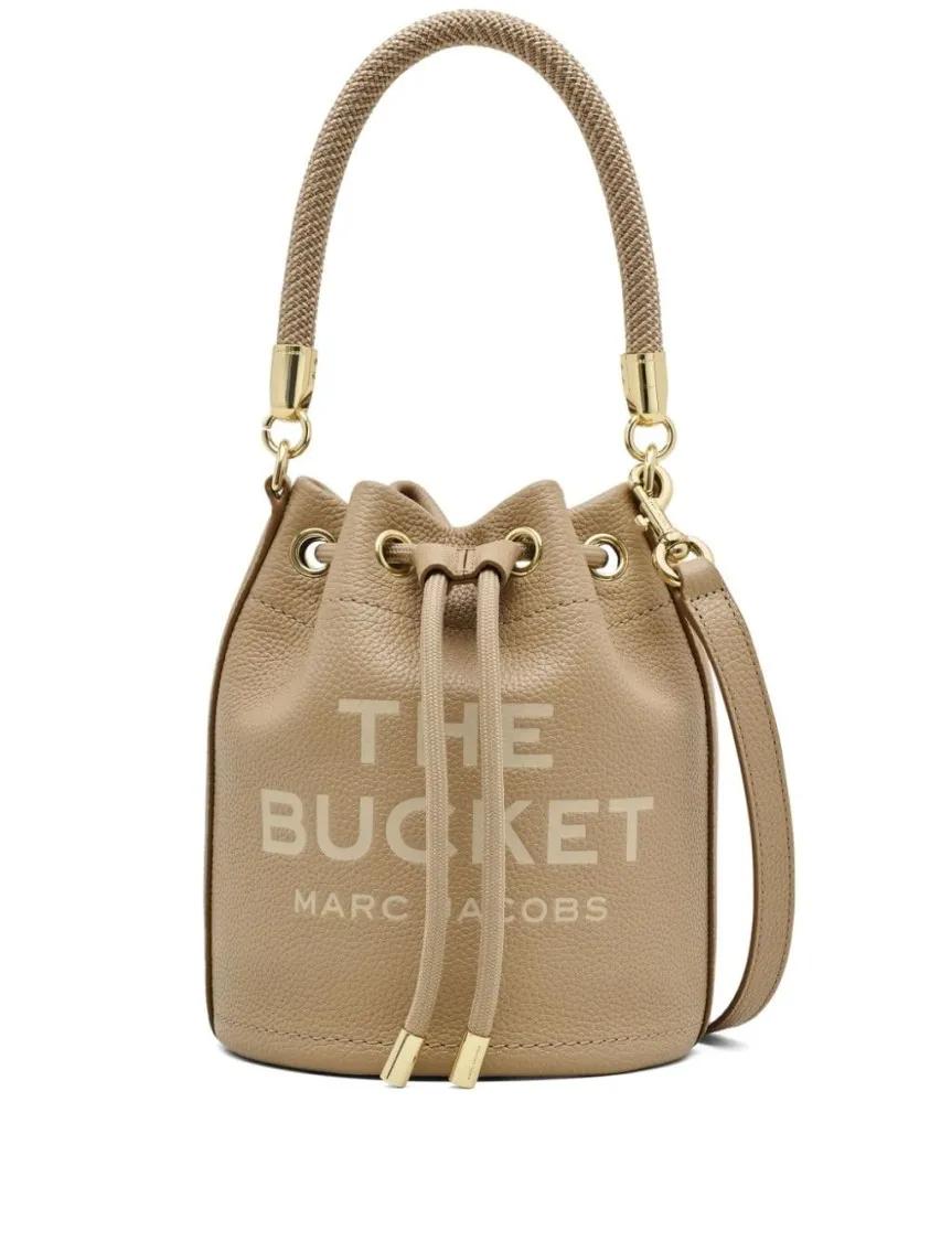 Marc Jacobs Beuteltasche - Brown Leather Bucket Bag - Gr. unisize - in Braun - für Damen