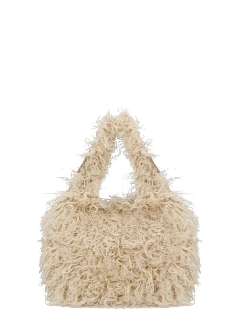 Dries Van Noten Shopper - Viscose Sgoulder Bag - Gr. unisize - in Beige - für Damen