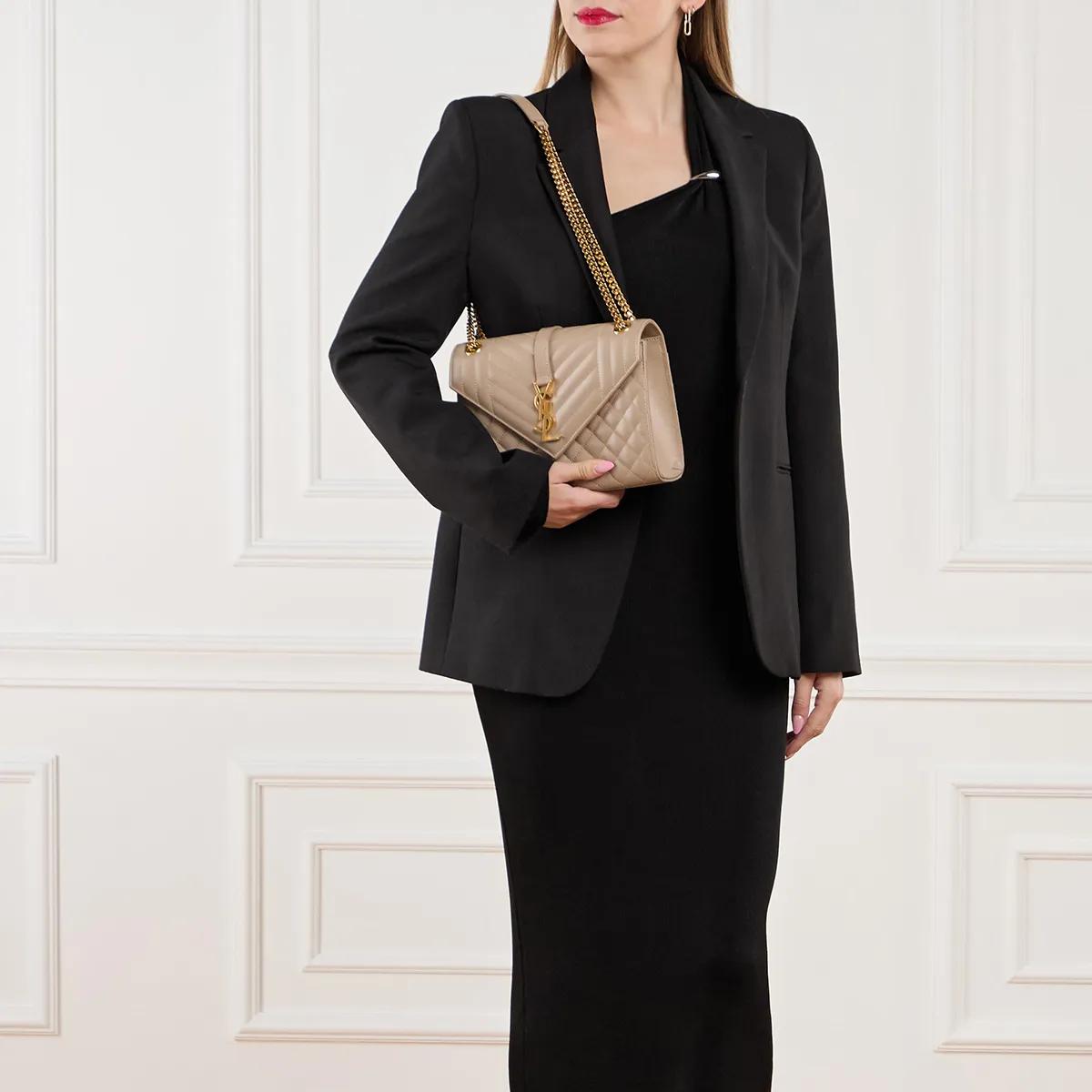 Saint Laurent Crossbody bags YSL Monogramme Envelope Crossbody Bag Leather in beige