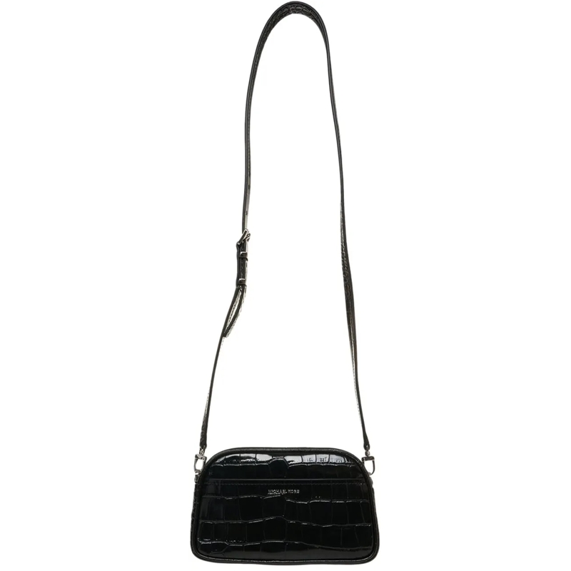 MICHAEL Michael Kors Schultertasche Crossbody bag in croco effect schwarz